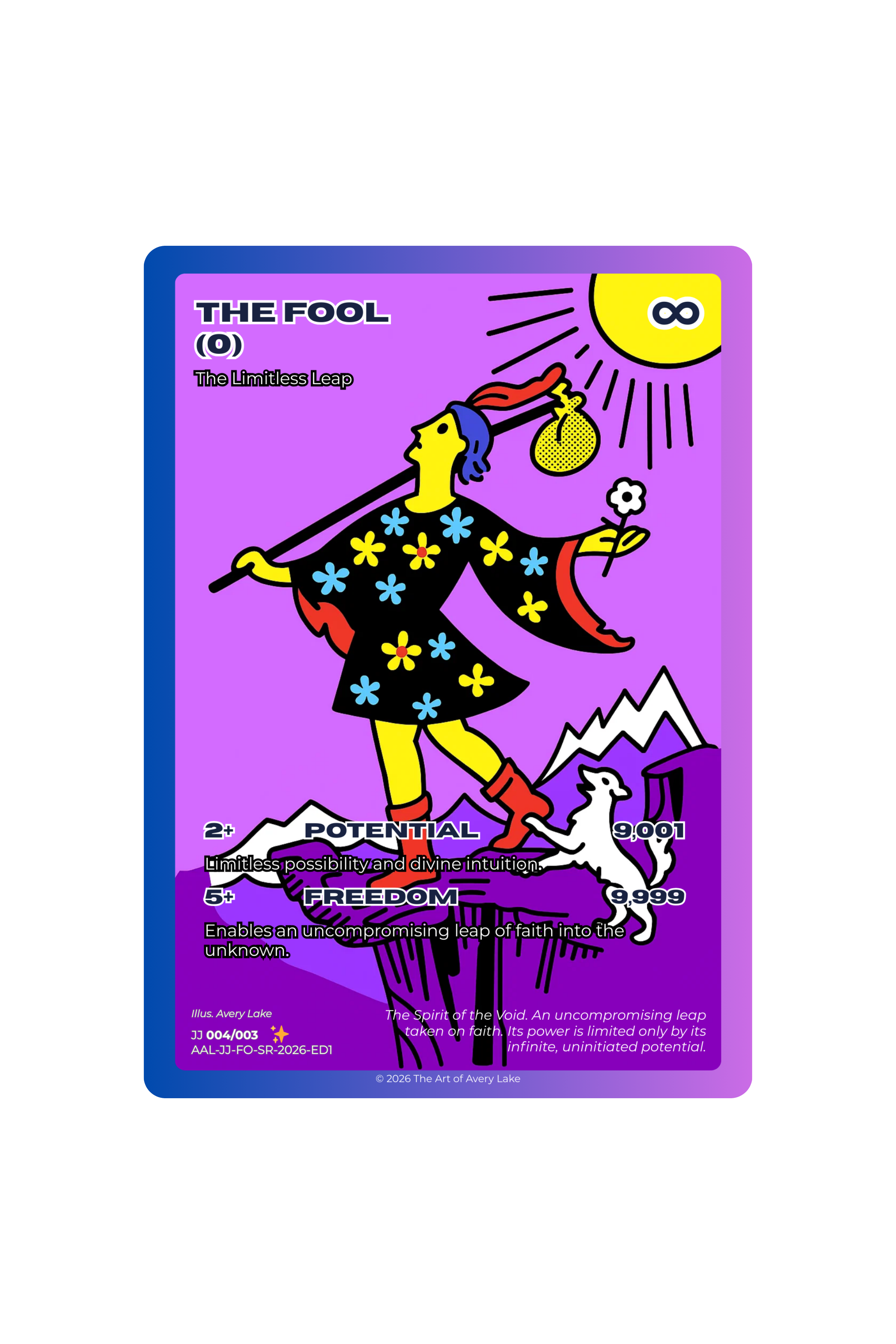 The Fool - Graded Trading Card Slab